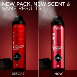 L'Oréal Paris Infaillible 3-Second Setting Mist meikinkiinnityssuihke 75ml