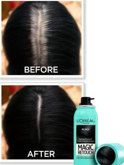 L'Oréal Paris Magic Retouch Black Suihkutettava tyvisävyte 75ml