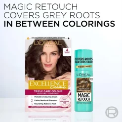L'Oréal Paris Magic Retouch Cold Brown Suihkutettava tyvisävyte 75ml