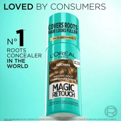 L'Oréal Paris Magic Retouch Dark Brown Suihkutettava tyvisävyte 75ml