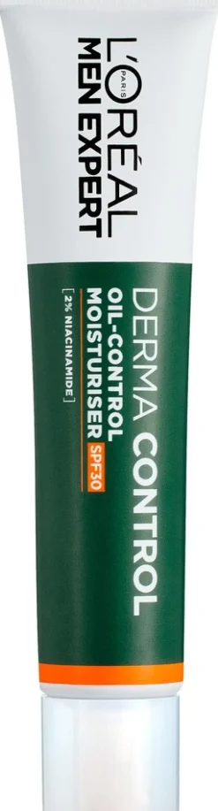 L'Oréal Paris Men Expert Derma Control päivävoide SPF30 herkälle iholle 40 ml