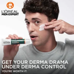 L'Oréal Paris Men Expert Derma Control päivävoide SPF30 herkälle iholle 40 ml