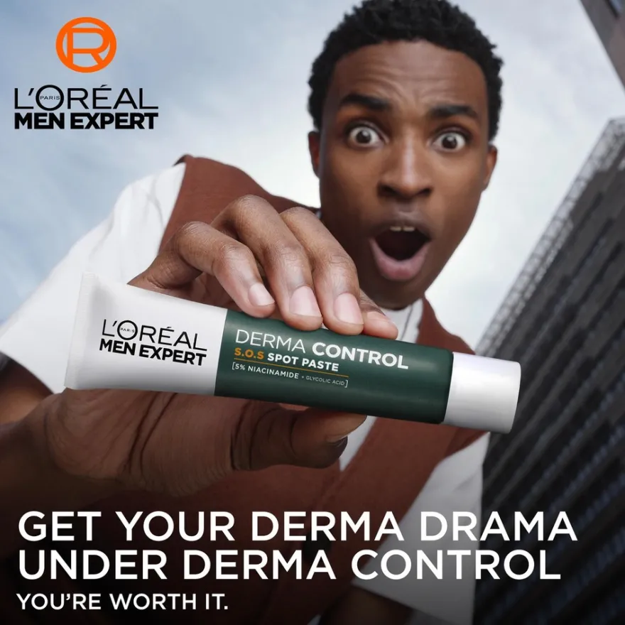 L'Oréal Paris Men Expert Derma Control voide epäpuhtauksiin taipuvaiselle iholle 45 ml
