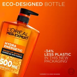 L'Oréal Paris Men Expert Hydra Energetic suihkugeeli normaalille iholle 1000 ml