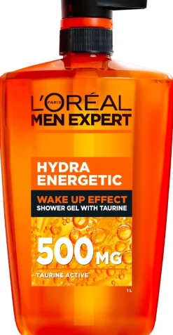 L'Oréal Paris Men Expert Hydra Energetic suihkugeeli normaalille iholle 1000 ml