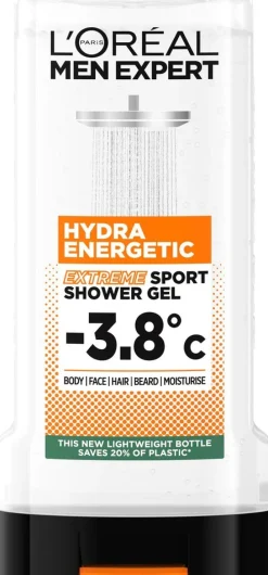 L'Oréal Paris Men Expert Hydra Energetic Extreme Sport suihkugeeli 300ml