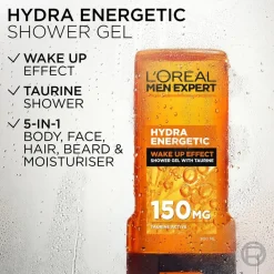 L'Oréal Paris Men Expert Hydra Energetic suihkugeeli 300ml