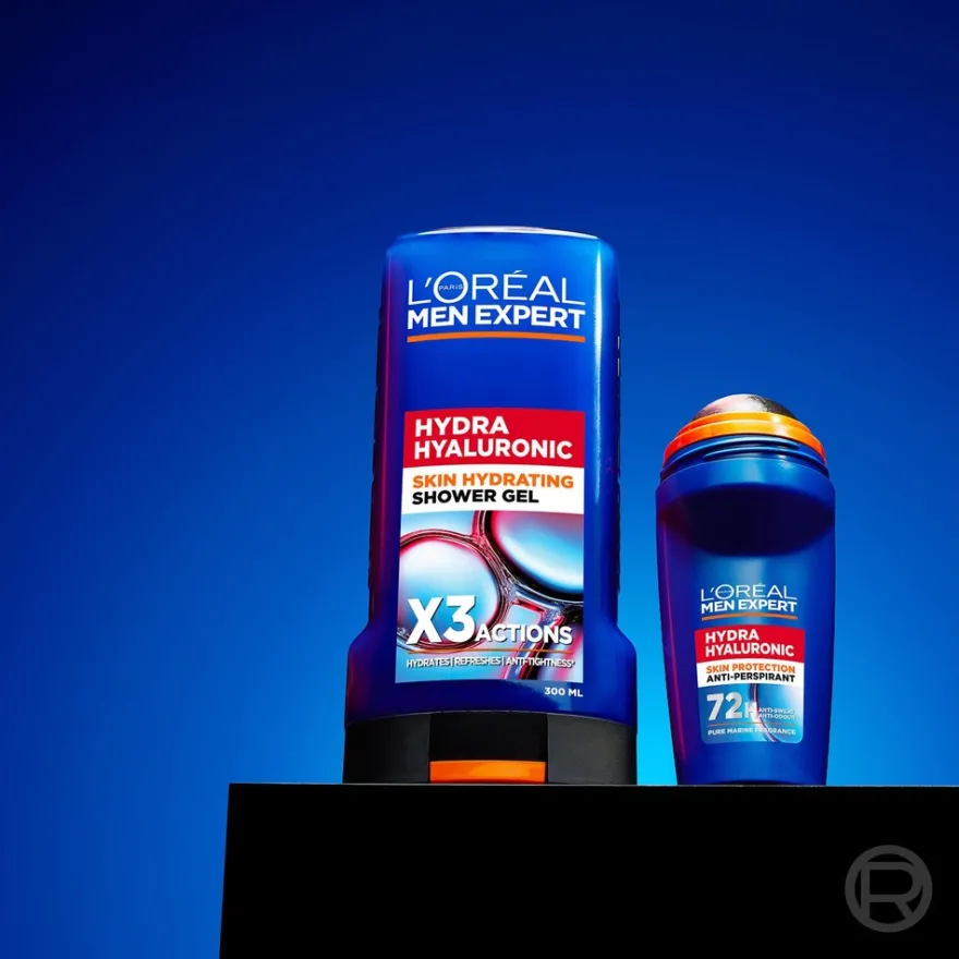L'Oréal Paris Men Expert Hydra Hyaluronic suihkusaippua 300 ml