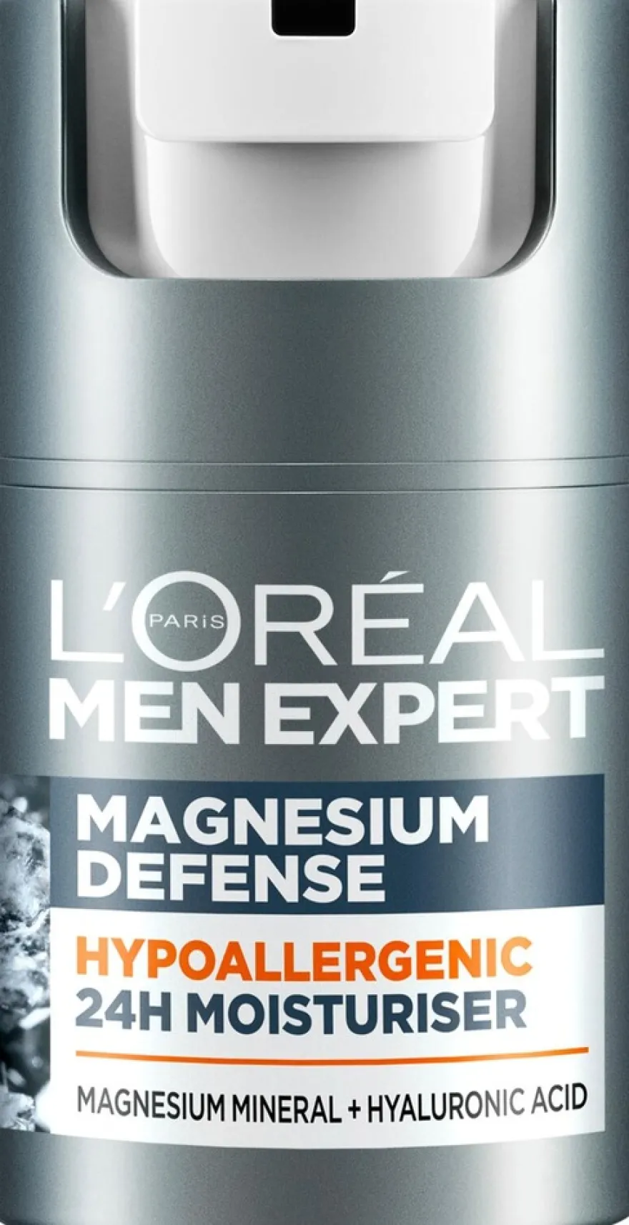 L'Oréal Paris Men Expert Magnesium Defense Hypoallergenic 24H kasvovoide 50 ml