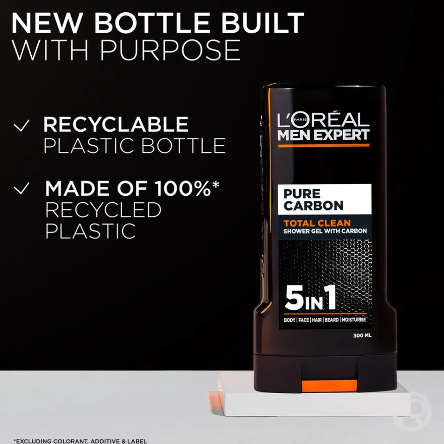 L'Oréal Paris Men Expert Pure Carbon 5in1 suihkugeeli 300ml