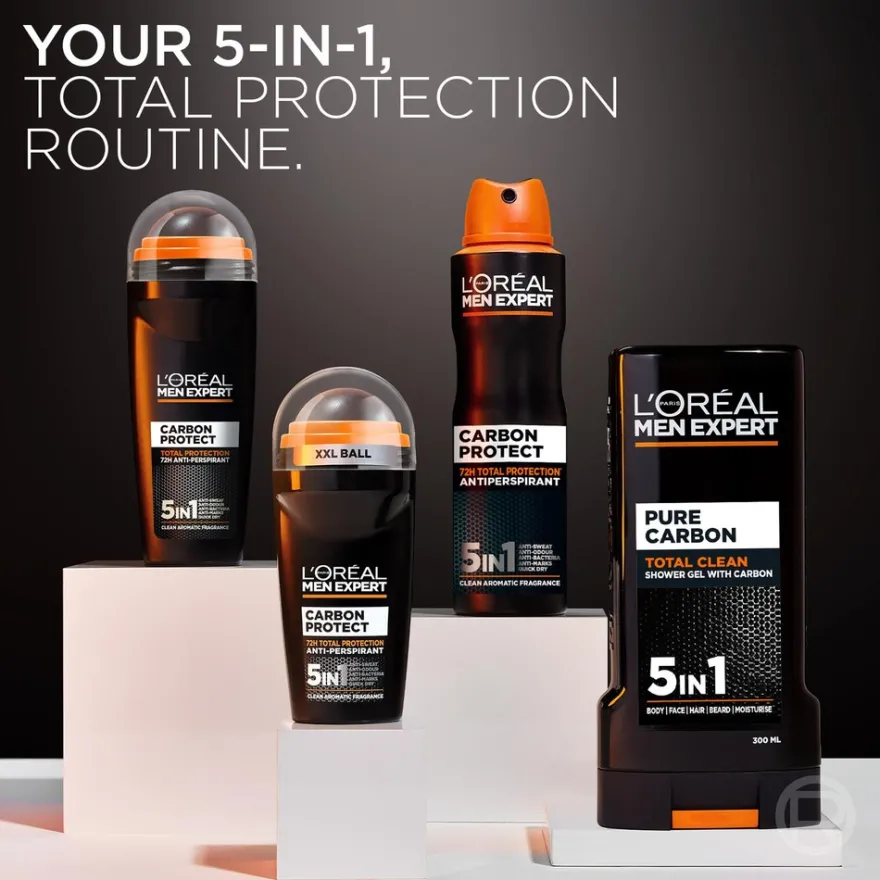 L'Oréal Paris Men Expert Pure Carbon 5in1 suihkugeeli 300ml