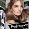 L'Oréal Paris Preference 7.1 Iceland keskivaalea tuhka kestoväri 1kpl