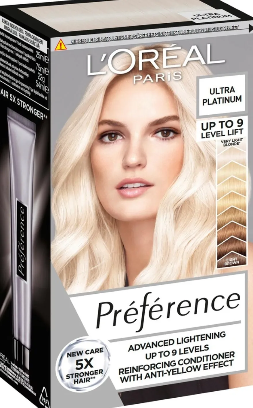 L'Oréal Paris Preference Le Blonding Ultra Platinum 9 asteen ultravoimakas vaalennus 1kpl