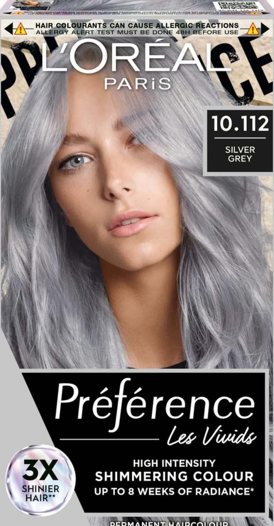 L'Oréal Paris Préférence Vivid Colours Silver Grey intensiivinen kestoväri 1kpl
