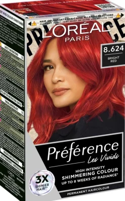 L'Oréal Paris Préférence Vivid Colours Bright Red intensiivinen kestoväri 1kpl