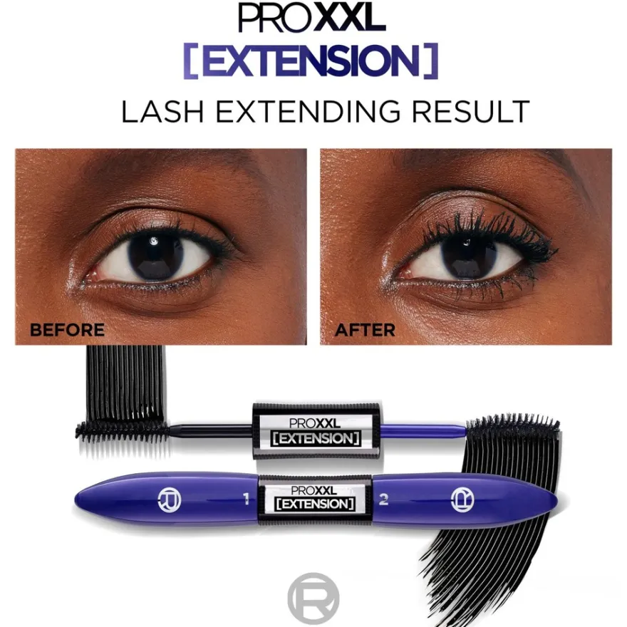 L'Oréal Paris Pro XXL Extension musta maskara 12ml