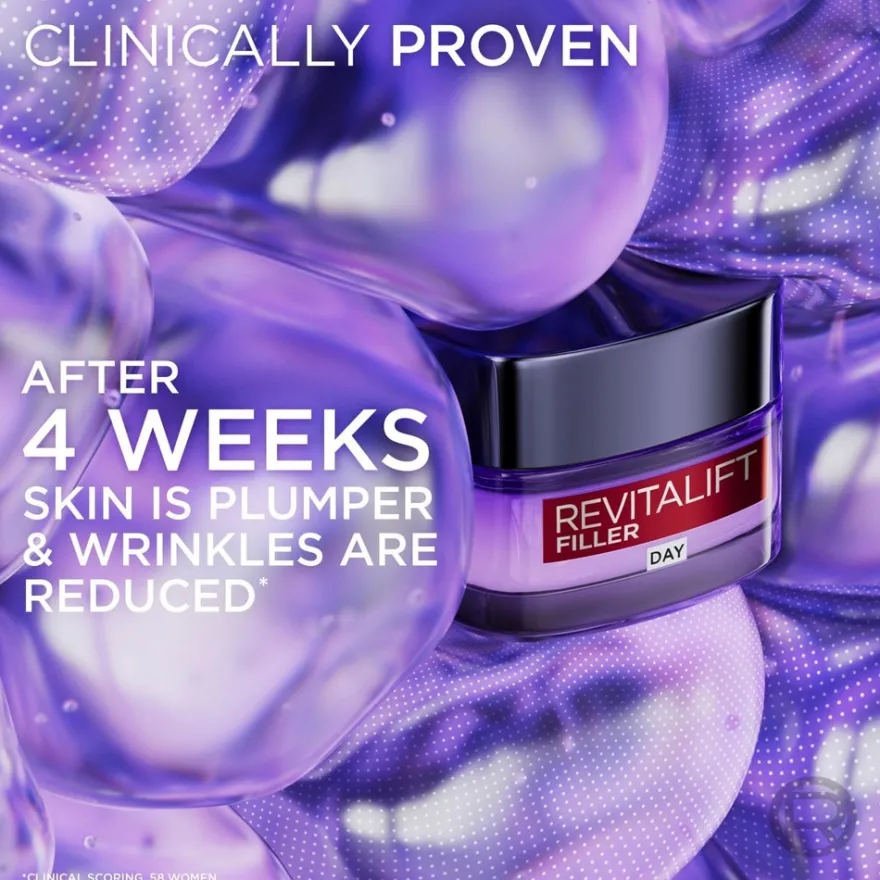 L'Oréal Paris Revitalift Filler anti-age -päivävoide, jolla on täyteläistävä vaikutus 50ml