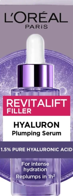 L'Oréal Paris Revitalift Filler 1,5% puhdasta hyaluronihappoa sisältävä seerumi ryppyjä vastaan 30ml