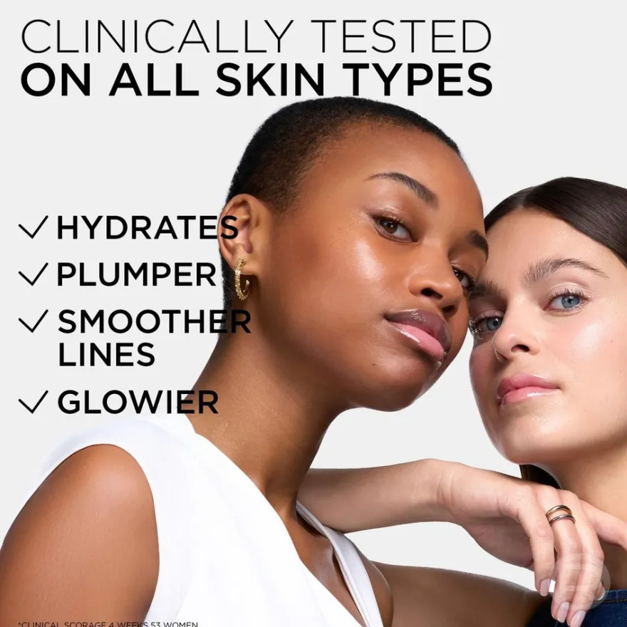 L'Oréal Paris Revitalift Filler Glass Skin Nestemäinen Päivävoide normaalille iholle 50 ml