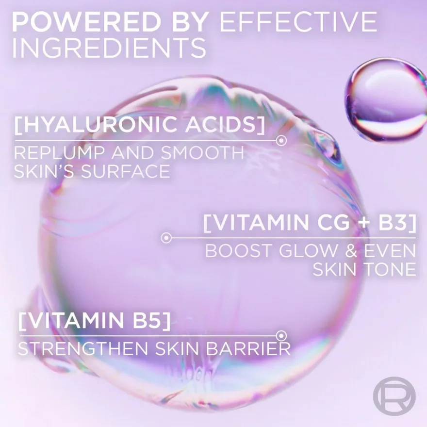 L'Oréal Paris Revitalift Filler Glass Skin Heleyttävä Hydrogeelinaamio 1 kpl