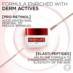 L'Oréal Paris Revitalift ryppyjä silottava ja ihoa kiinteyttävä päivävoide 50ml