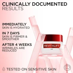 L'Oréal Paris Revitalift ryppyjä silottava ja ihoa kiinteyttävä päivävoide 50ml