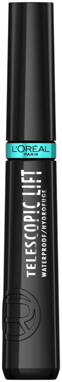 L'Oréal Paris Telescopic Lift Waterproof Black musta maskara 9,9ml