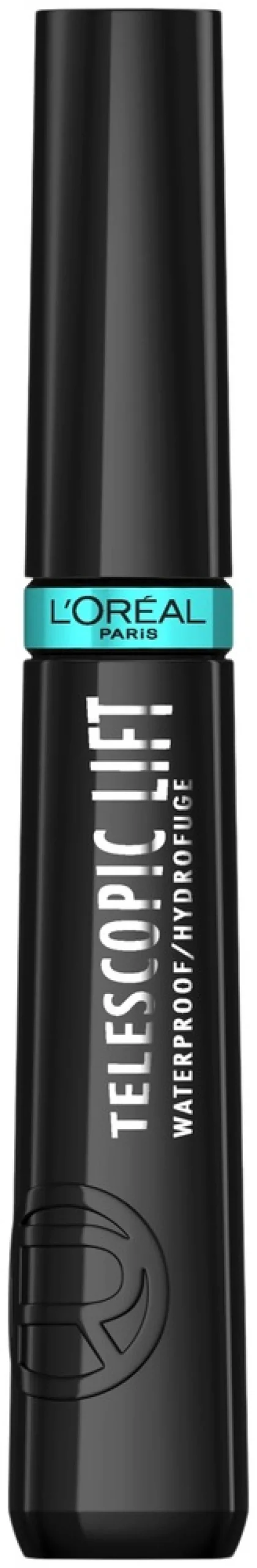L'Oréal Paris Telescopic Lift Waterproof Black musta maskara 9,9ml