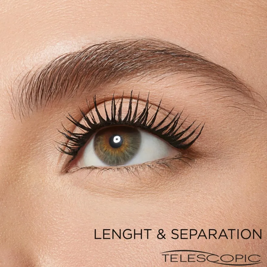 L'Oréal Paris Telescopic Maskara Black/Noir ultrapidentävä ripsiväri 8ml
