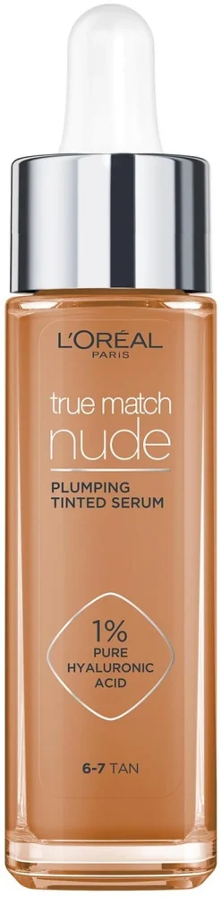 L'Oréal Paris True Match Nude Plumping Tinted Serum Tan6-7 meikkivoide 30ml