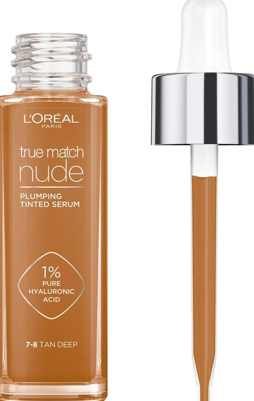 L'Oréal Paris True Match Nude Plumping Tinted Serum 5-6 Medium Tan -meikkivoide 30 ml