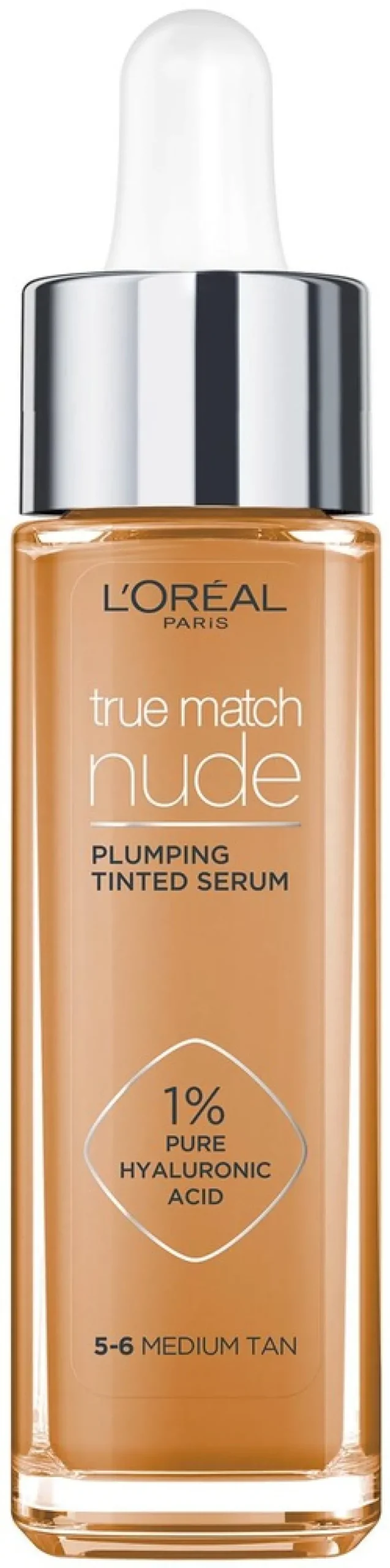 L'Oréal Paris True Match Nude Plumping Tinted Serum 5-6 Medium Tan -meikkivoide 30 ml