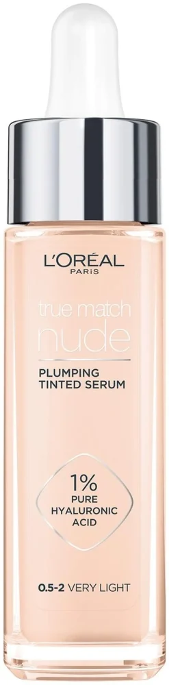 L'Oréal Paris True Match Nude Plumping Tinted Serum 5-6 Medium Tan -meikkivoide 30 ml