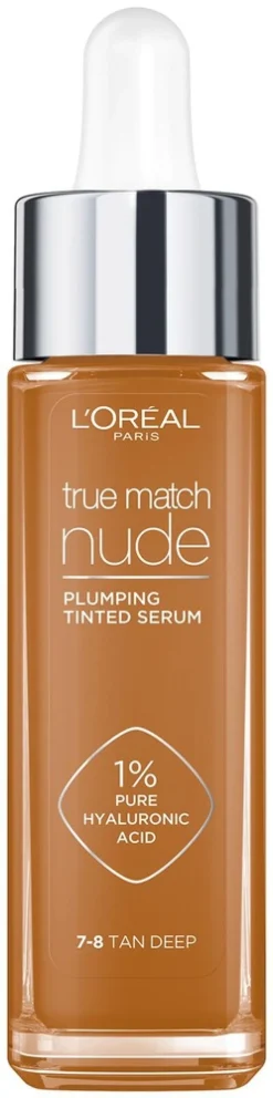 L'Oréal Paris True Match Nude Plumping Tinted Serum 5-6 Medium Tan -meikkivoide 30 ml