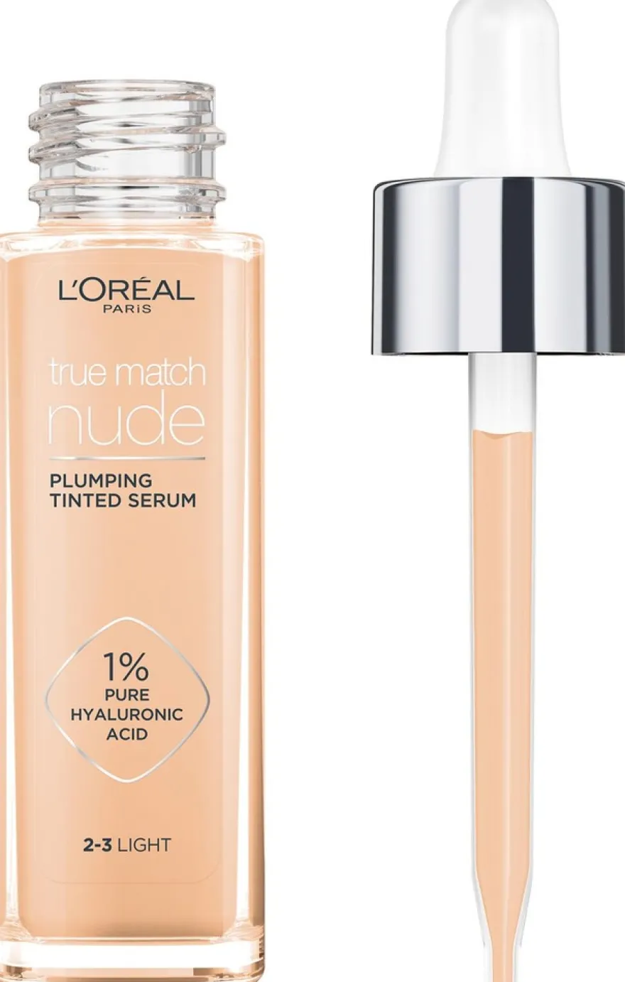 L'Oréal Paris True Match Nude Plumping Tinted Serum 5-6 Medium Tan -meikkivoide 30 ml