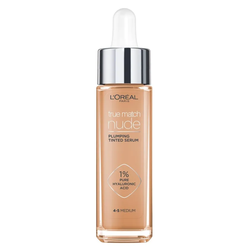 L'Oréal Paris True Match Nude Plumping Tinted Serum 5-6 Medium Tan -meikkivoide 30 ml
