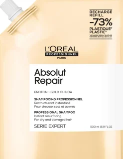 L'Oréal Professionnel Absolut Repair Gold shampoo täyttöpakkaus 500ml