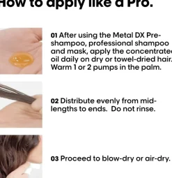 L'Oréal Professionnel Metal DX Anti-Deposit Protector concentrated oil hiusöljy 50 ml