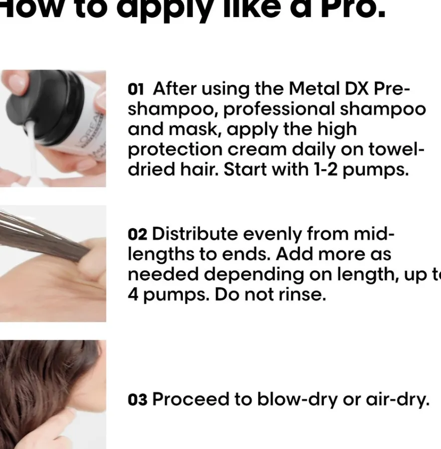 L'Oréal Professionnel Metal DX Cream Leave-in suojavoide 100 ml
