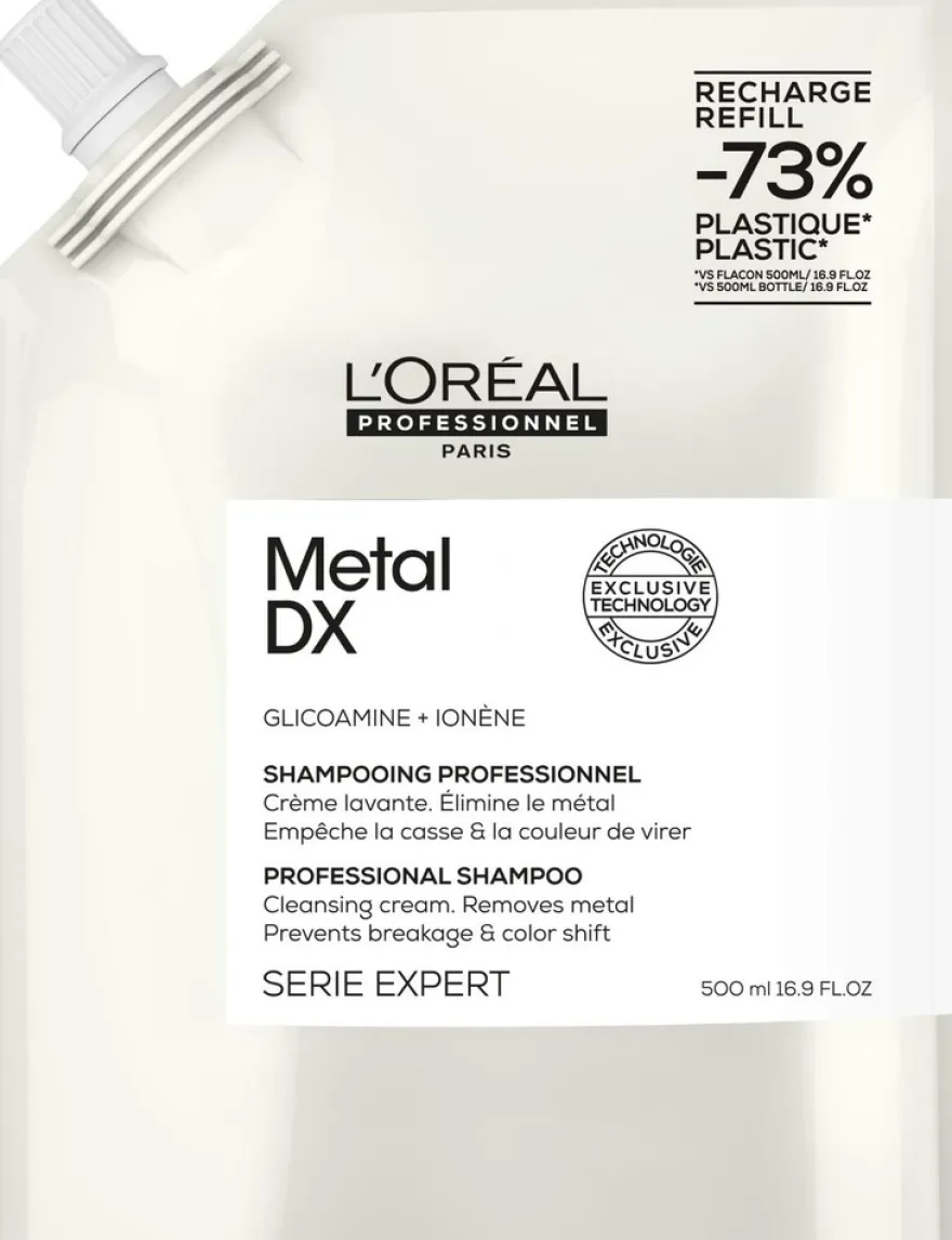 L'Oréal Professionnel Metal DX shampoo täyttöpakkaus 500ml