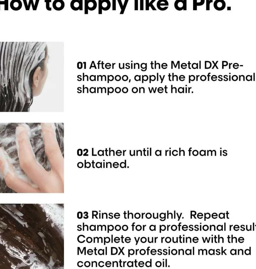 L'Oréal Professionnel Metal DX Shampoo 300 ml