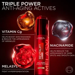 L'Oreal Paris Revitalift Laser Triple Power Anti-Aging Creamy-Seerumi 50ml