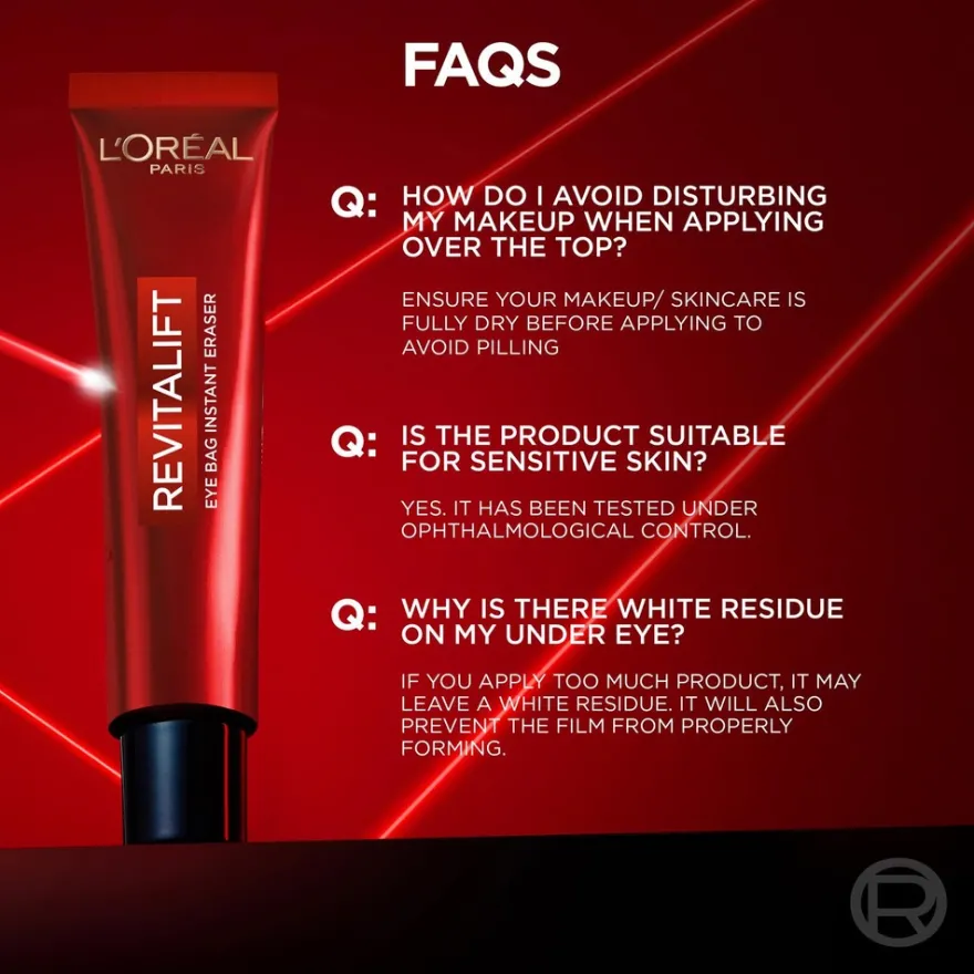 L'Oreal Paris Revitalift Laser Eye Bag Instant Eraser normaalille iholle 15 ml