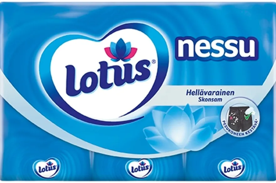 LOTUS Nessu nenäliinataskupakkaus 6x10 kpl
