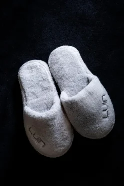 Luin Living Cosy Kylpytossut pearl grey S/M