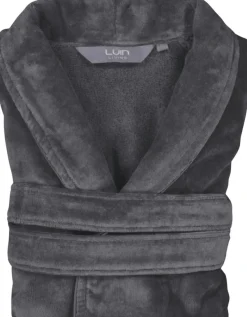 Luin Living Haven kylpytakki S dark grey