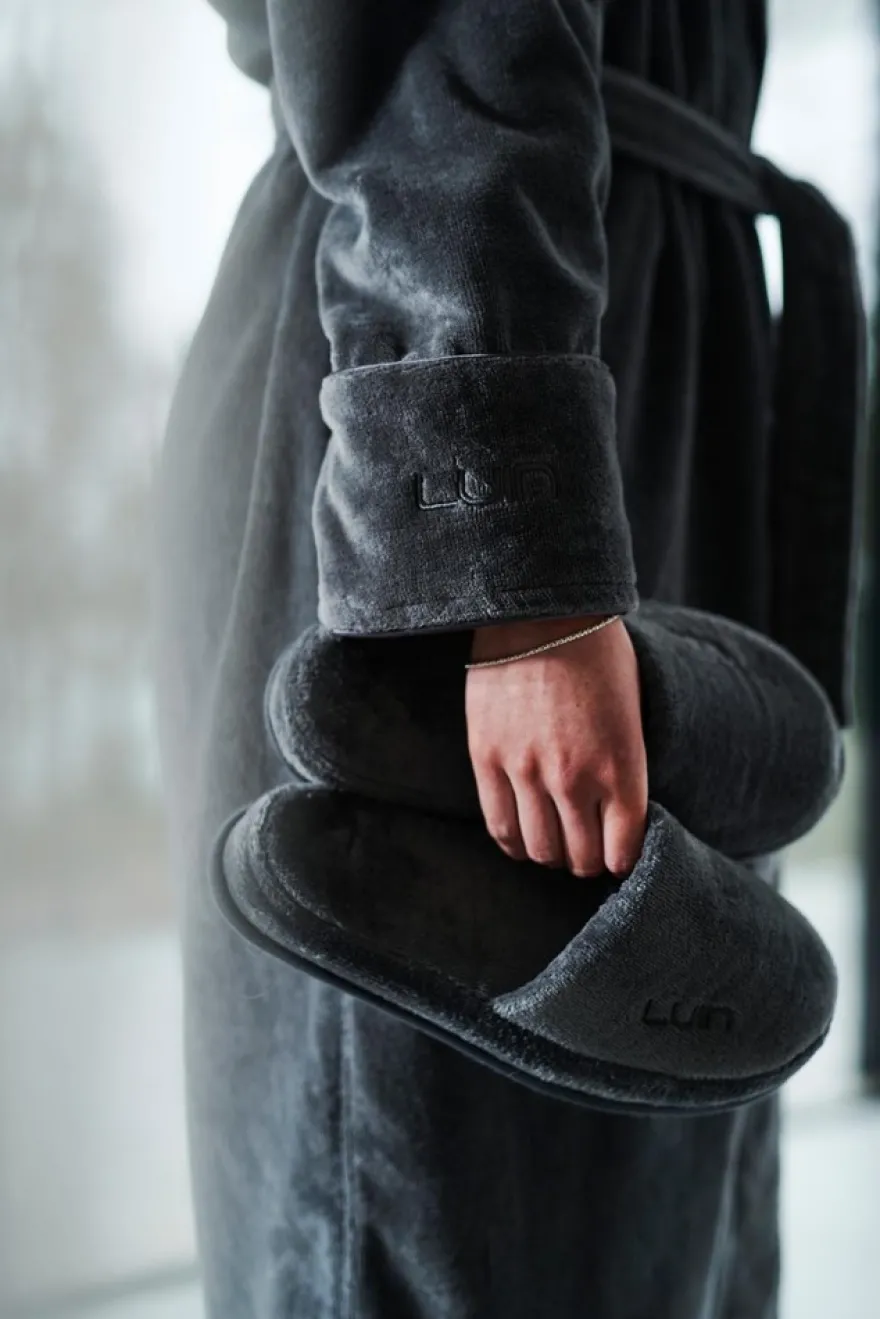 Luin Living Haven kylpytossut L/XL dark grey