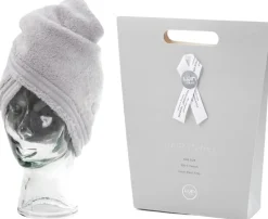Luin Living hiuspyyhe, Pearl Grey