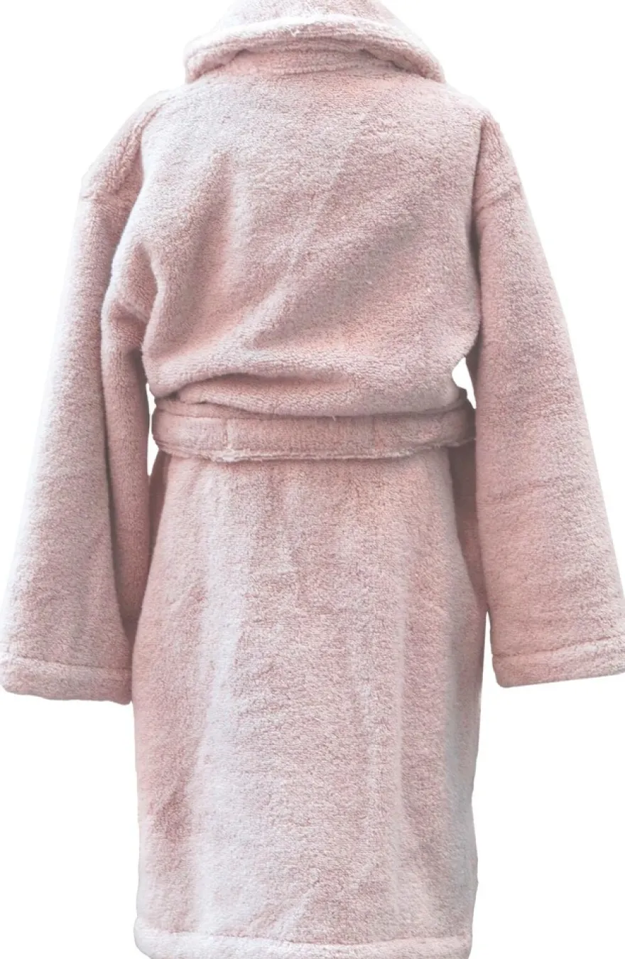 Luin Living lasten kylpytakki 150cm dusty rose