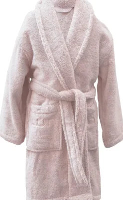 Luin Living lasten kylpytakki 130cm dusty rose